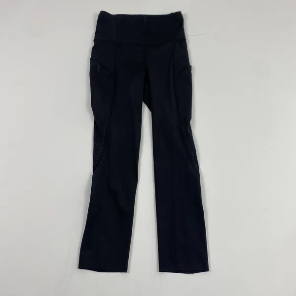 Lululemon Pants Womens 2 Black High Rise Pocket Leggings‎ Athletic Running Yoga - Image 2