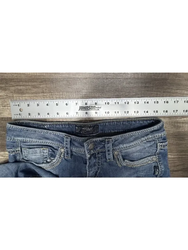 Silver jeans Lola low rise bootcut flare denim jeans pants Y2K (actual 31x30) - Image 5