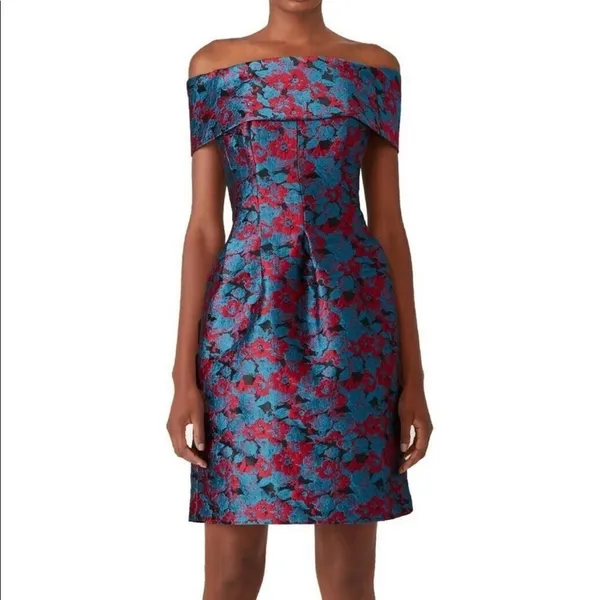 Slate & Willow Off The Shoulder‎ Floral Dress - Image 2