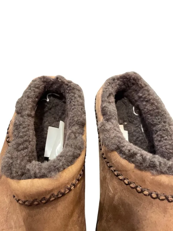 Merrell wms brown leather wool lined moc clogs shoes sz 8.5 SKU 10-091 - Image 9