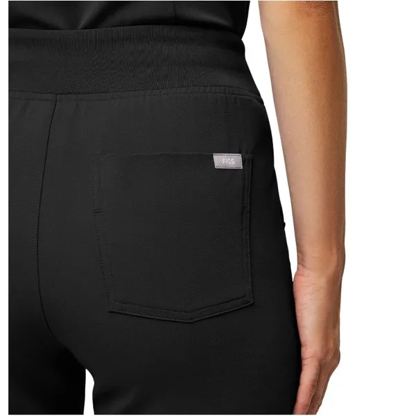FIGS Jogger Style Technical Collection Scrub Pants in Black - Image 4