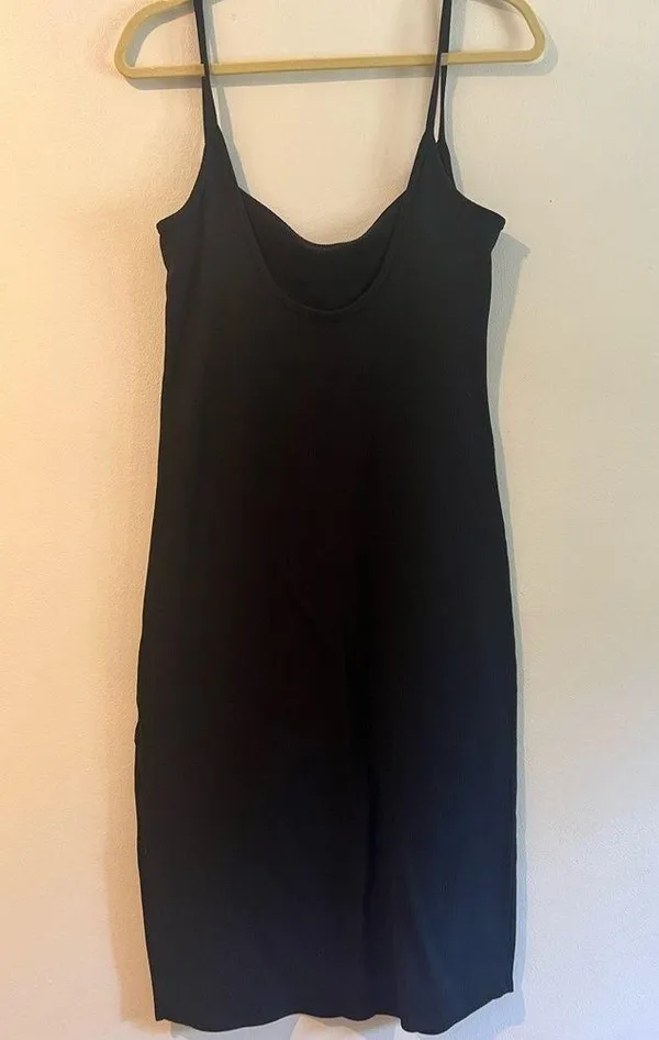 Abercrombie and Fitch Scoop Back Stretchy MIDI Dress - Image 5