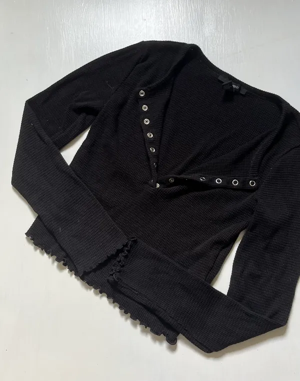 henley shirt Black - Image 2