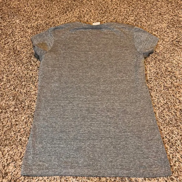 Houston Astros Womens Gray Sparkle T Shirt MLB Baseball Major League Size‎ L - Image 6
