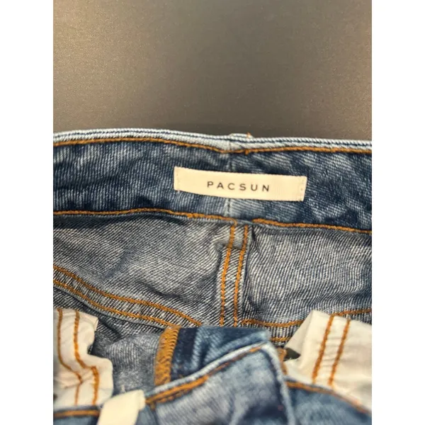 Pacsun Women‎ Jean Shorts, mom shorts size 22 - Image 4