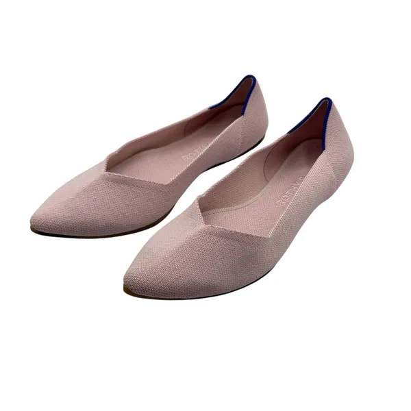 Rothy’s The Point Pink Blush Ballet Flats Comfort Washable Luxe Chic Size‎ 9 - Image 10