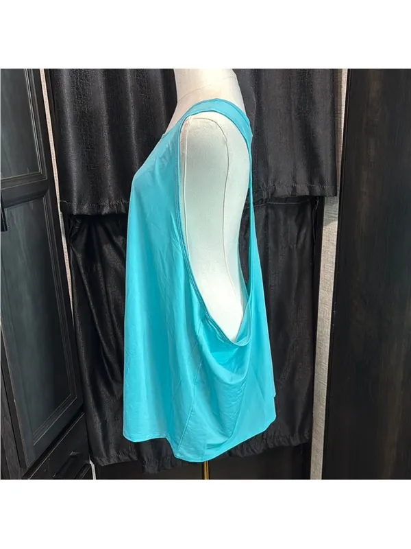 Fabletics Aqua Tank Top - Scoop Neck Sleeveless - Image 2