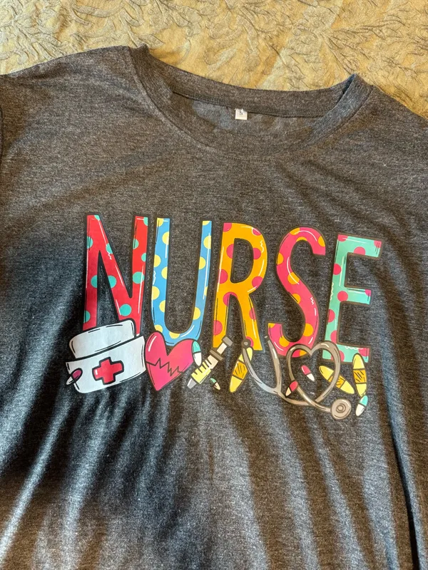 Nurse shirt Gray - Image 2