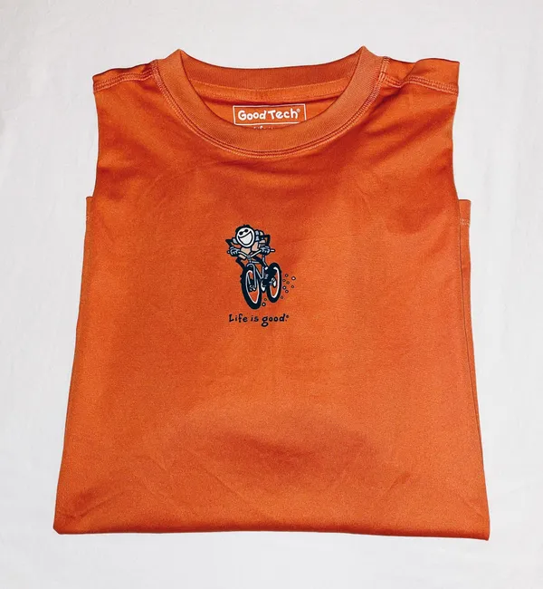 Life is Good tee Bike DriFit Tee - Image 2