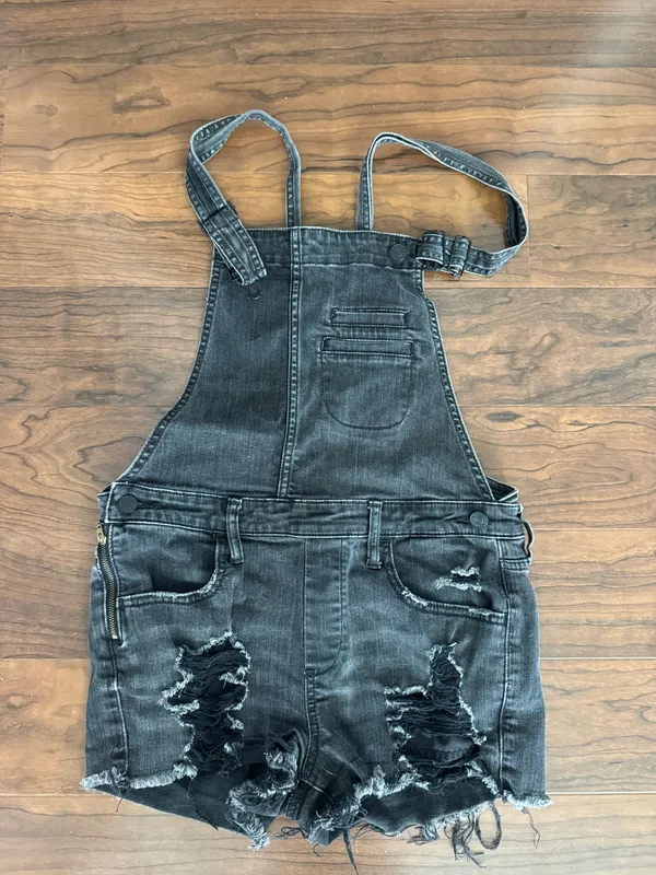 Express Denim Overall Shorts - Image 2