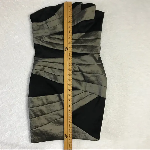 Jessica McClintock 90s Iridescent Formal Vintage Short Dress Holiday‎ Christmas - Image 10