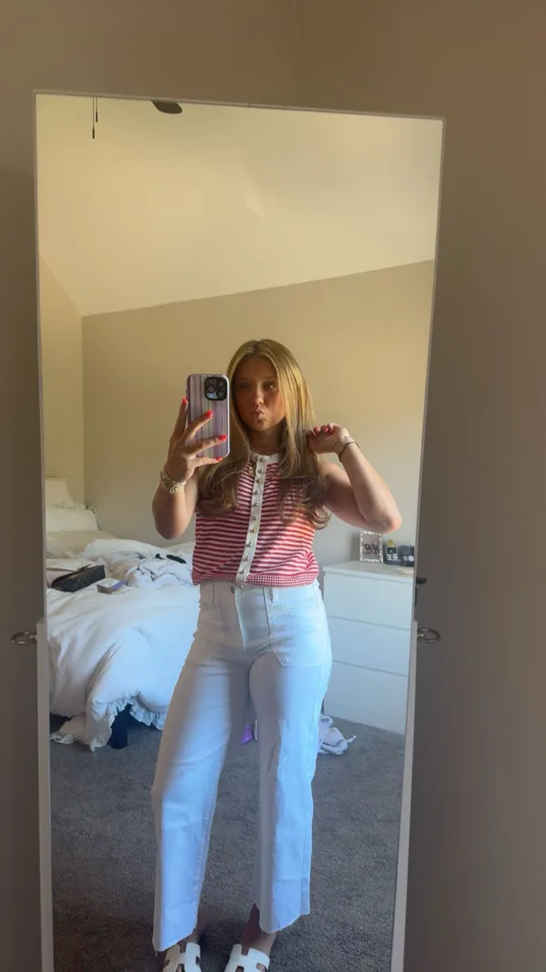 white jeans Size 4 - Image 4
