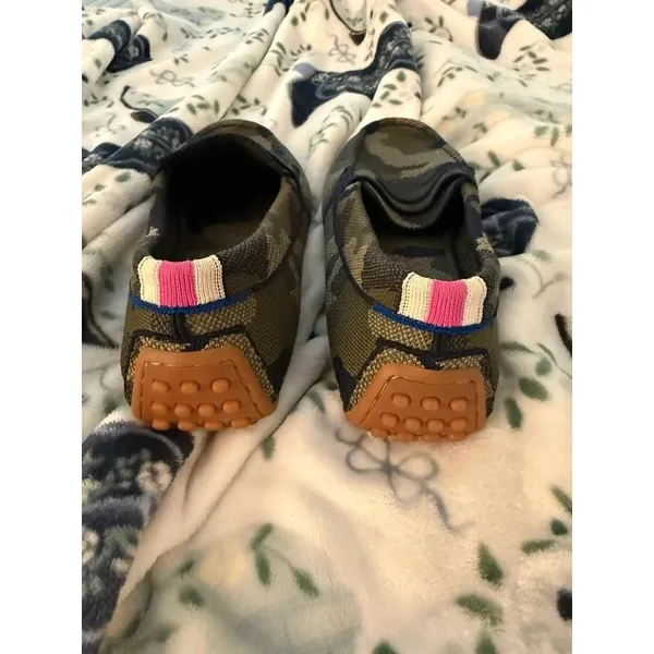 Rothy’s driving loafers- blue and green camo 9.5 - Image 2