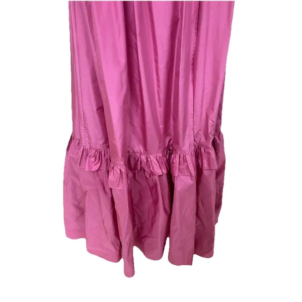 LoveShackFancy Silk Gown Doutzen Powder Pink Prom Maxi Dress $1225.00 Size 6 - Image 3