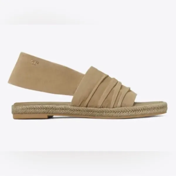 Tory Burch Suede Slingback‎ Espadrille Sandals Size 6.5- New - Image 2