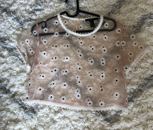 Forever 21 Mesh Tee - Image 2