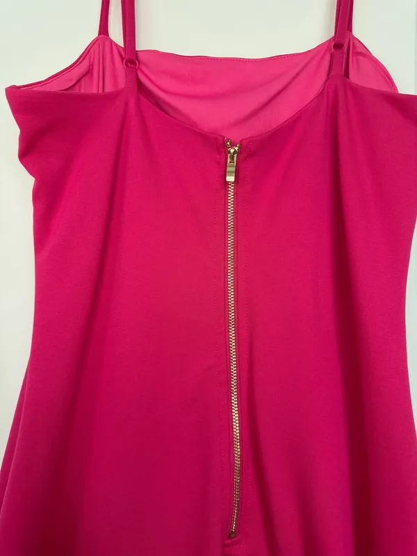 Lulus Paulina Hot Pink Bodycon Midi Dress - Image 9