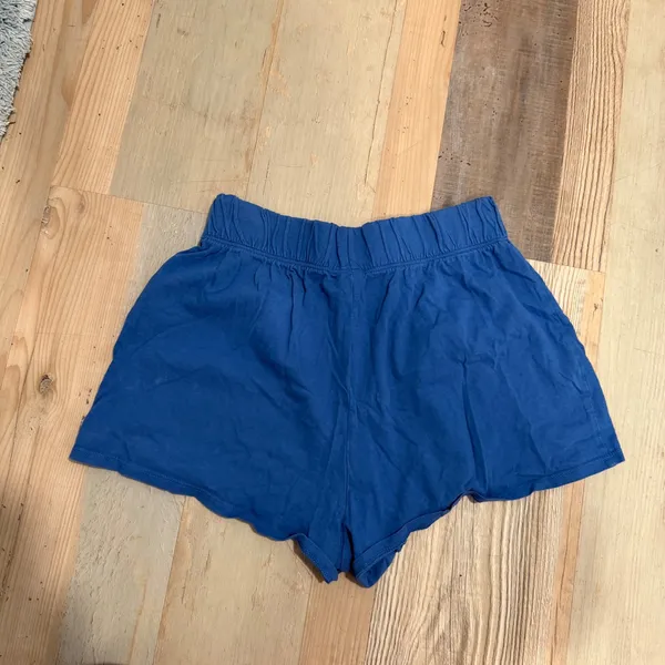Wild Fable Blue Cotton Knit Shorts Small Elastic Waist Casual Lounge Athletic - Image 2