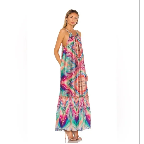 Le Superbe Kaleidoscope Colorful Pride Maxi Dress - Image 9