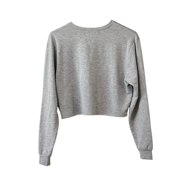 Fitz + Eddie Crop Sweater Top Women Size XS Long Sleeve Lightweight Relaxed City - Image 2