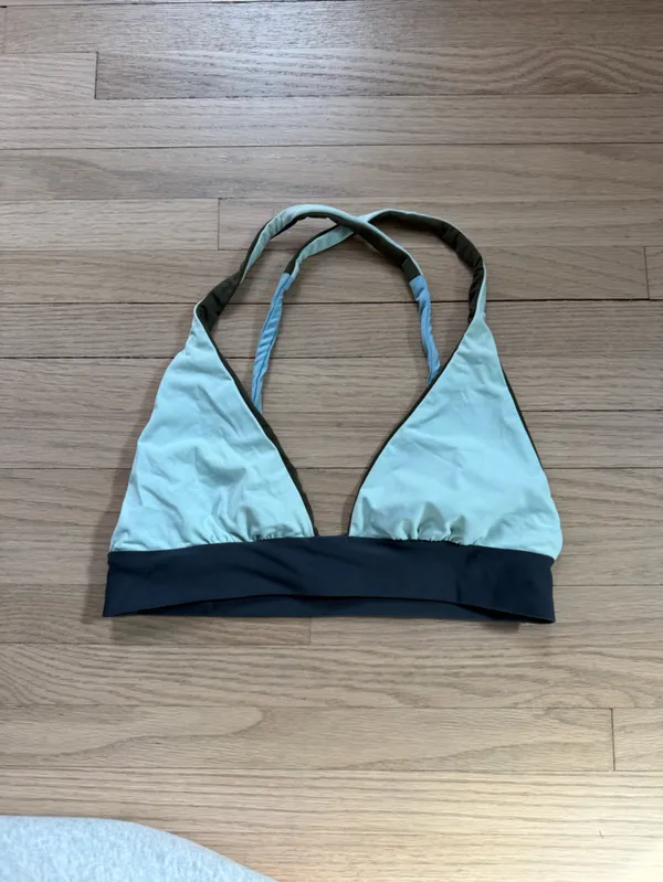 Xirena Reversible Bikini Top Blue - Image 3