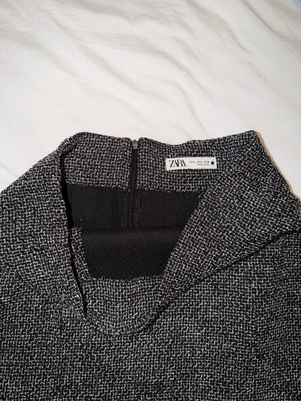 ZARA Tweed Mini Skirt - Image 5