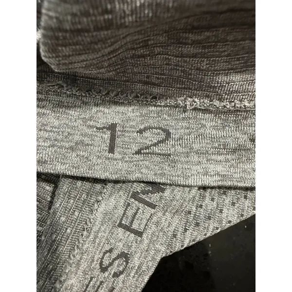 Lululemon Swiftly Tech Short Sleeve 2.0 Heathered Grey Activewear Shirt Size 12 - Image 4