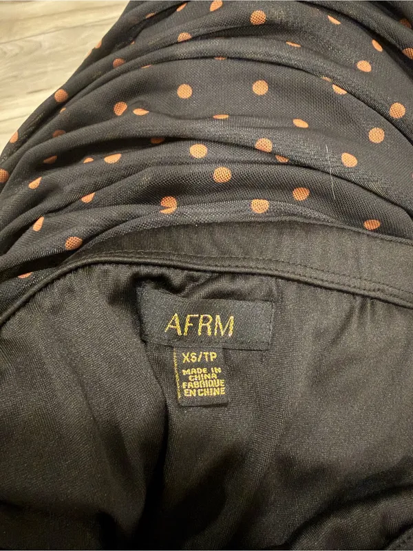 AFRM Riley Skirt With Sepia Dot - Image 9