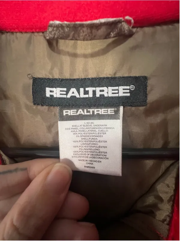 Realtree Camo Softshell Front Zip Long Sleeve Hunting Jacket Jacket - Image 4