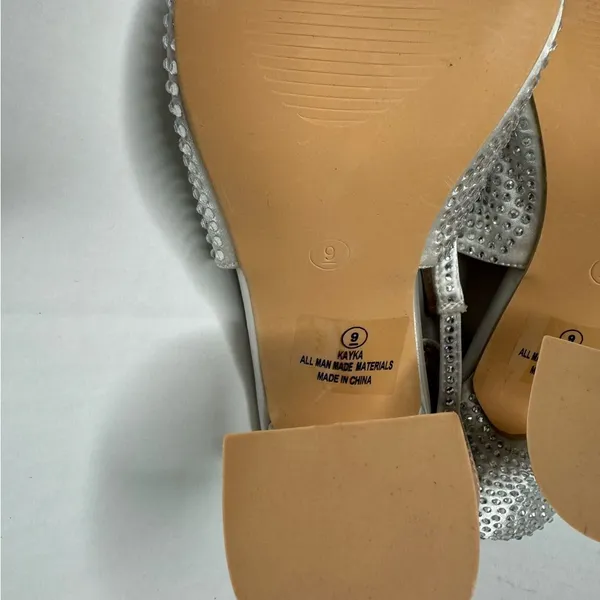 Lulus Kayka White‎ Rhinestone Lace-Up Pointed-Toe Pumps - Image 10