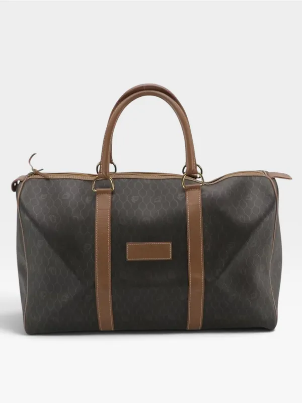 Christian Dior Honeycomb Vintage Boston Duffle Bag with COA - Image 2