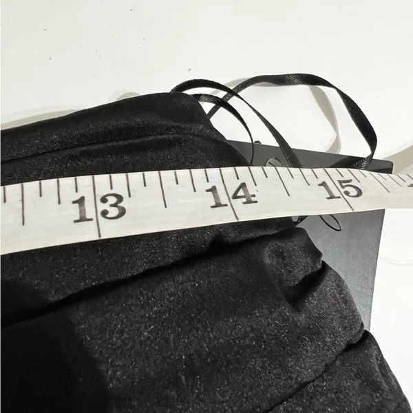 NWT Retrofête Ina Black Silk Satin Ruched Mini Skirt M Holiday Party - Image 8