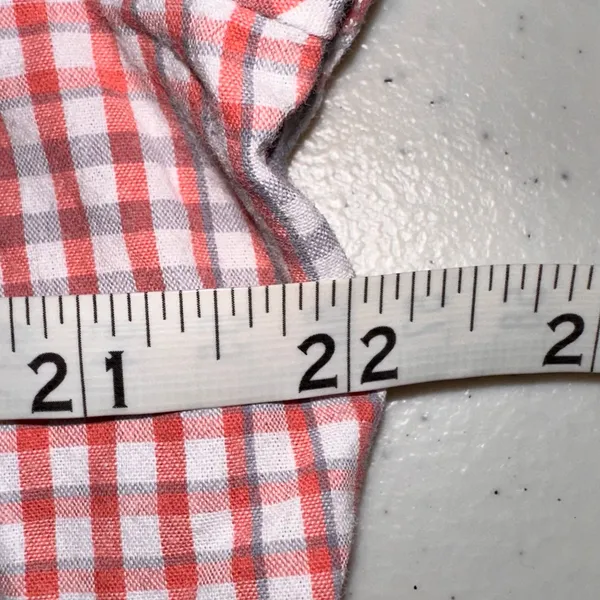 Ariat Women Size XL Pink Gray Checked Long Sleeve Button Up Canyon Western Shirt - Image 7