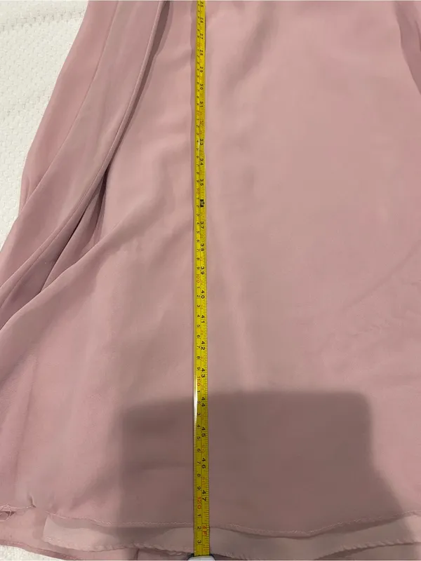 Alfred Angelo Blush Pink Strapless Chiffon Dress - Image 7