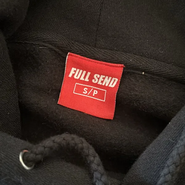 Full send black hoodie - Image 2