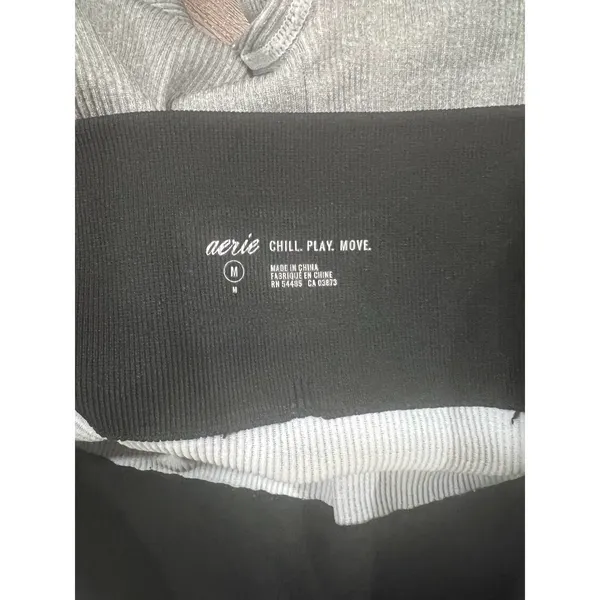 Aerie Leggings Womens Seamless High Rise Colorblock Workout Leggings - Image 5