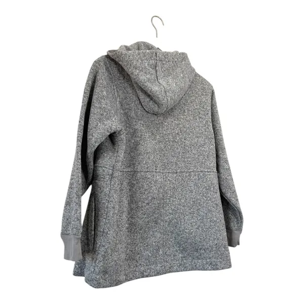 Patagonia Gray Hooded Button Front Better Sweater Fleece Jacket Sweater Size XS - Image 7