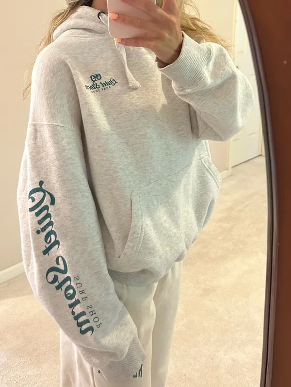 Quiet Storm Grey Hoodie - Image 2