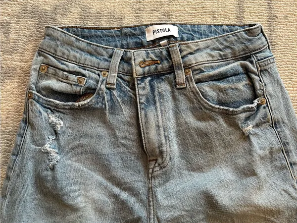 Pistola light wash jeans size 25 - Image 4