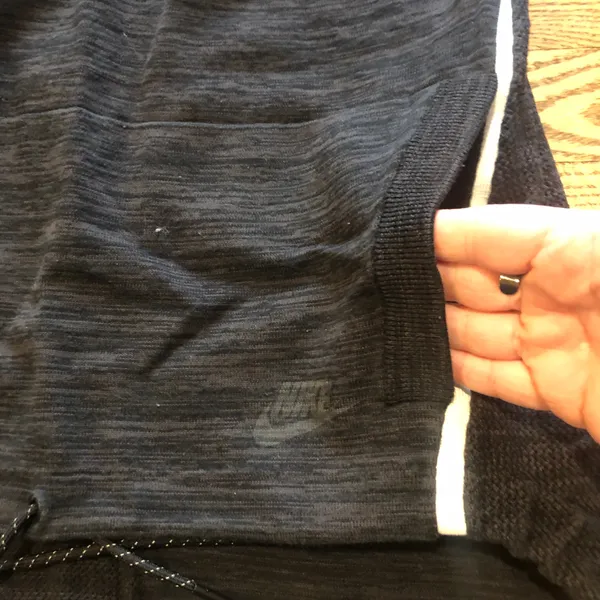 Nike Tech Knit Crew Top Longsleeve Pullover  Black - Image 6