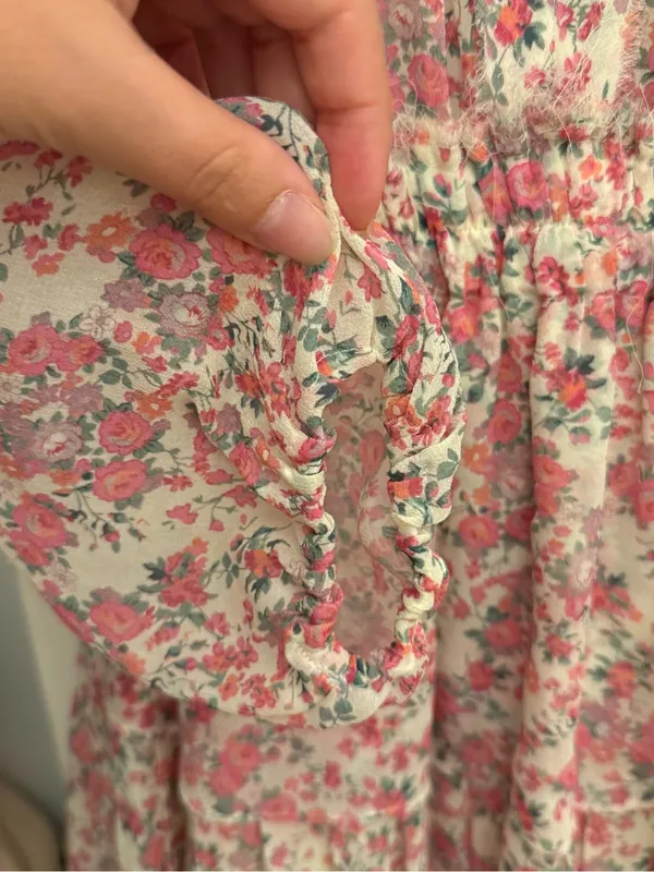 LoveShackFancy Floral Popover Dress - Image 6