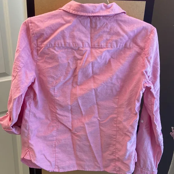 S Tommy Hilfiger pink button down oxford top blouse - Image 7