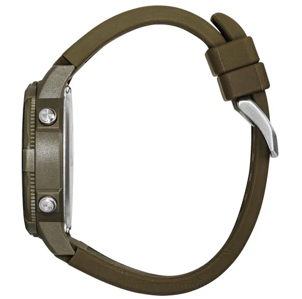 Columbia Exclusive Peak Patrol Quartz Digital Dial Olive Green Strap Men's Watchl - Image 3