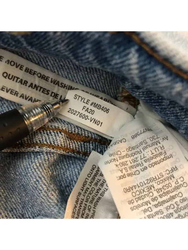 Madewell Womens The Perfect Vintage Jean Size 25 Light Wash High Rise - Image 7