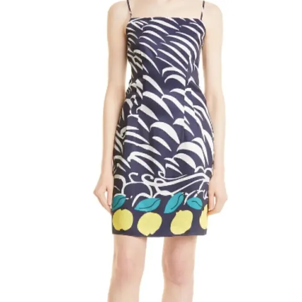 NEW‎ Staud Satin Lemons Minidress - Image 3