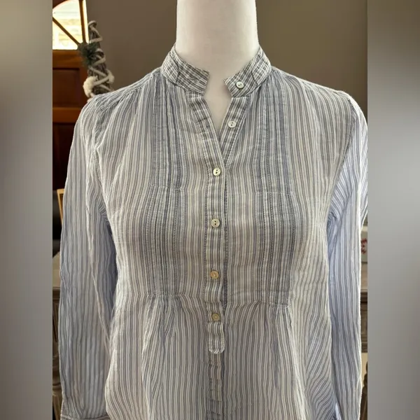 Zara Basic Popover Cotton Blouse - Image 2