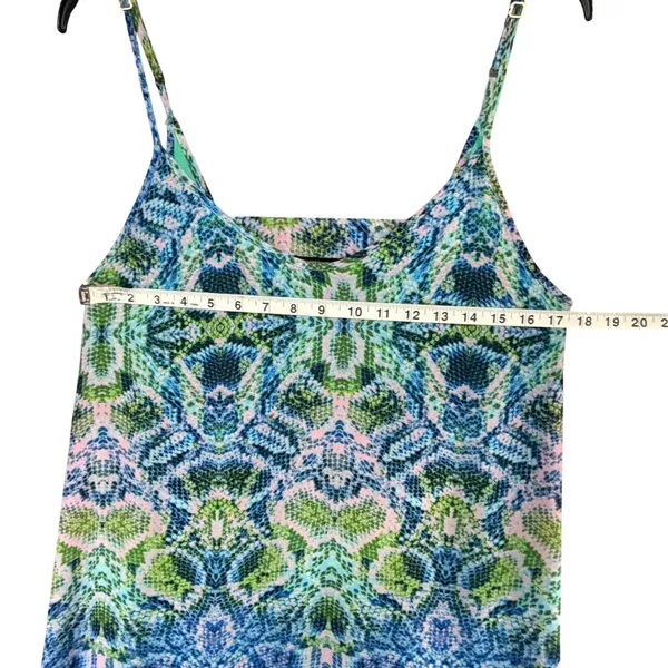 Show Me Your Mumu Taryn Strap Back Dress Womens M Blue Snakeskin‎ Asymmetrical - Image 5