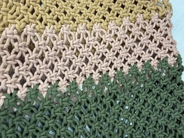 Aerie Multicolor Crochet Tote Bag - Image 4