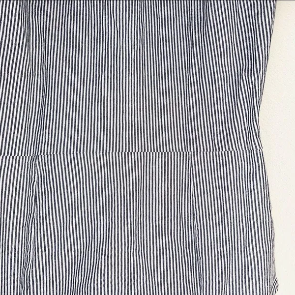Karla Blue & White Seersucker Striped Mini Dress - Image 4