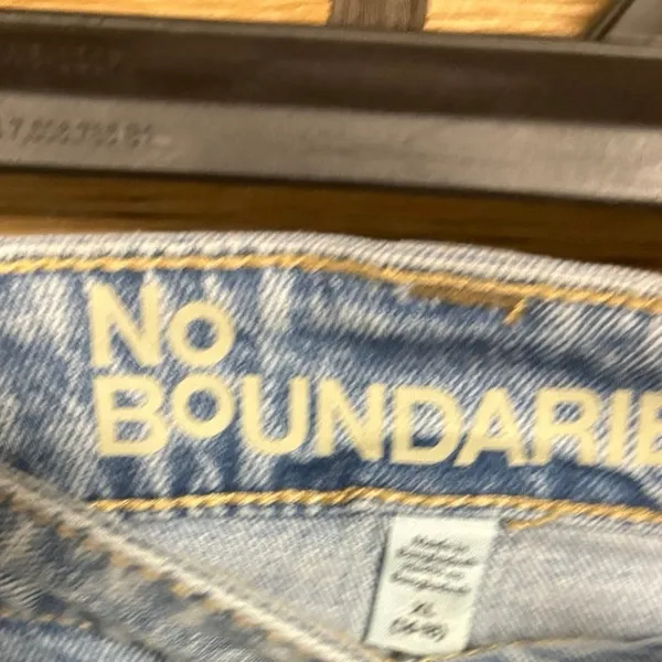 No Boundaries Cargo Denim‎ Mini Skirt Size XL - Image 5
